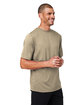 Team 365 Men's Zone Performance Mesh T-Shirt coyote brown ModelQrt