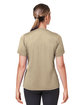 Team 365 Ladies' Zone Performance Mesh T-Shirt desert khaki ModelBack