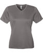 Team 365 Ladies' Zone Performance Mesh T-Shirt sport graphite OFFront