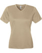 Team 365 Ladies' Zone Performance Mesh T-Shirt desert khaki OFFront