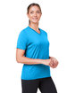 Team 365 Ladies' Zone Performance Mesh T-Shirt electric blue ModelQrt