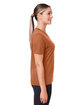 Team 365 Ladies' Zone Performance Mesh T-Shirt sprt burnt ornge ModelSide