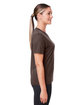 Team 365 Ladies' Zone Performance Mesh T-Shirt sport dark brown ModelSide