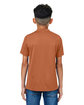 Team 365 Youth Zone Performance Mesh T-Shirt sprt burnt ornge ModelBack