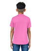 Team 365 Youth Zone Performance Mesh T-Shirt sprt chrity pink ModelBack