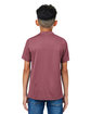 Team 365 Youth Zone Performance Mesh T-Shirt sp dark maroon ModelBack