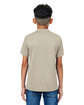 Team 365 Youth Zone Performance Mesh T-Shirt desert khaki ModelBack