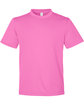 Team 365 Youth Zone Performance Mesh T-Shirt sprt chrity pink OFFront