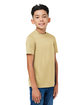 Team 365 Youth Zone Performance Mesh T-Shirt sport vegas gold ModelQrt