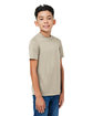 Team 365 Youth Zone Performance Mesh T-Shirt desert khaki ModelQrt