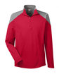 Team 365 Men's Command Colorblock Snag Protection Quarter-Zip sp sc rd/ sp grp OFFront