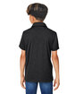 Team 365 Youth Zone Sonic Heather Performance Polo black heather ModelBack