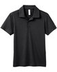 Team 365 Youth Zone Sonic Heather Performance Polo black heather FlatFront