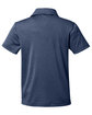 Team 365 Youth Zone Sonic Heather Performance Polo sp dark navy hth OFBack