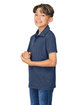 Team 365 Youth Zone Sonic Heather Performance Polo sp dark navy hth ModelQrt