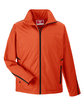 Team 365 Adult Conquest Jacket with Fleece Lining sport orange OFFront