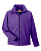 Team 365 Adult Conquest Jacket with Fleece Lining sport purple OFFront