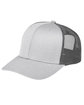 Team 365 by Yupoong Adult Zone Sonic Heather Trucker Cap ath hthr/ sp grp ModelQrt