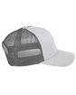 Team 365 by Yupoong Adult Zone Sonic Heather Trucker Cap ath hthr/ sp grp ModelSide