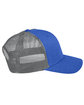 Team 365 Youth Zone Sonic Heather Trucker Cap by Yupoong sp ryl ht/ sp gr ModelSide