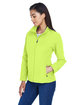 Team 365 Ladies' Leader Soft Shell Jacket safety yellow ModelQrt