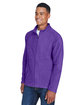 Team 365 Men's Campus Microfleece Jacket sport purple ModelQrt