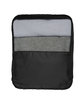 Prime Line 3pc Travel Packing Cube Set black OFBack