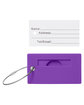 Prime Line AirTag Luggage Tag purple ModelBack