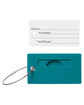 Prime Line AirTag Luggage Tag teal ModelBack