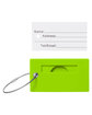 Prime Line AirTag Luggage Tag lime ModelBack