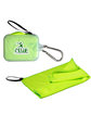 Prime Line Cooling Towel In Carabiner Case lime green DecoFront