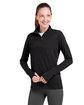 tasc Ladies' Recess Quarter-Zip black ModelQrt