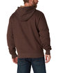 Dickies Men's Fleece-Lined Full-Zip Hooded Sweatshirt chocolate heathr ModelBack