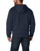 Dickies Men's Fleece-Lined Full-Zip Hooded Sweatshirt dark navy ModelBack