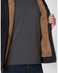 Dickies Men's Fleece-Lined Full-Zip Hooded Sweatshirt black OFFront