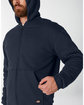 Dickies Men's Fleece-Lined Full-Zip Hooded Sweatshirt dark navy OFBack