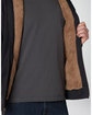 Dickies Men's Fleece-Lined Full-Zip Hooded Sweatshirt black OFSide