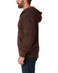 Dickies Men's Fleece-Lined Full-Zip Hooded Sweatshirt chocolate heathr ModelSide