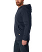 Dickies Men's Fleece-Lined Full-Zip Hooded Sweatshirt dark navy ModelSide
