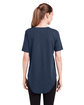 tasc Ladies' Longline T-Shirt classic navy ModelBack