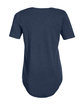 tasc Ladies' Longline T-Shirt classic navy OFBack