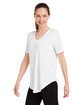 tasc Ladies' Longline T-Shirt white ModelQrt