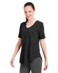 tasc Ladies' Longline T-Shirt black ModelQrt