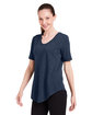 tasc Ladies' Longline T-Shirt classic navy ModelQrt