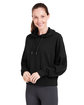 tasc Ladies' Studio Hooded Fleece black ModelQrt