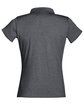 tasc Ladies' Air Lightweight Polo black heather OFBack