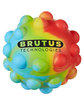 Prime Line Tie Dye Push Pop Bubble Ball  Fidget Sensory Toy reactive rainbow DecoFront