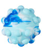 Prime Line Tie Dye Push Pop Bubble Ball  Fidget Sensory Toy blue jerry ModelSide