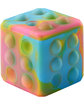 Prime Line Push Pop Bubble Cube Fidget Sensory Toy rainbow ModelSide