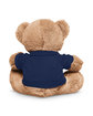 Prime Line 7" Plush Bear With T-Shirt navy blue ModelBack